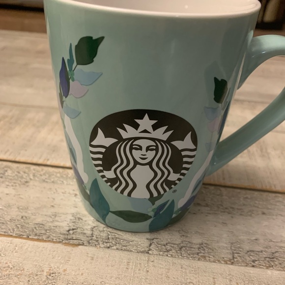 Collectors STARBUCKS Coffee Mug Tea Cup Green 10oz 2020 - Picture 2 of 7